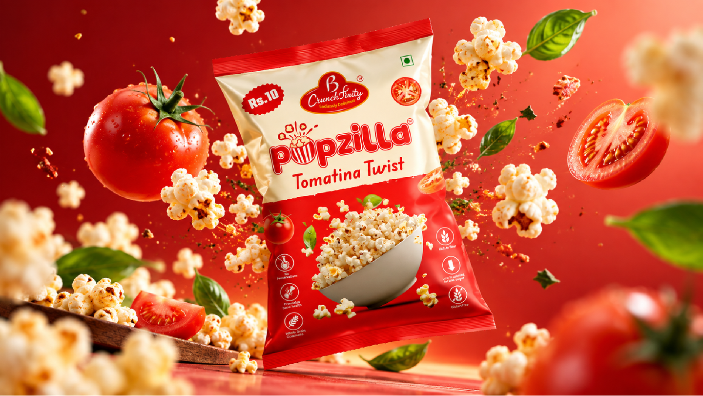 Popzilla — Popcorn Branding & Packaging Design presentation 1