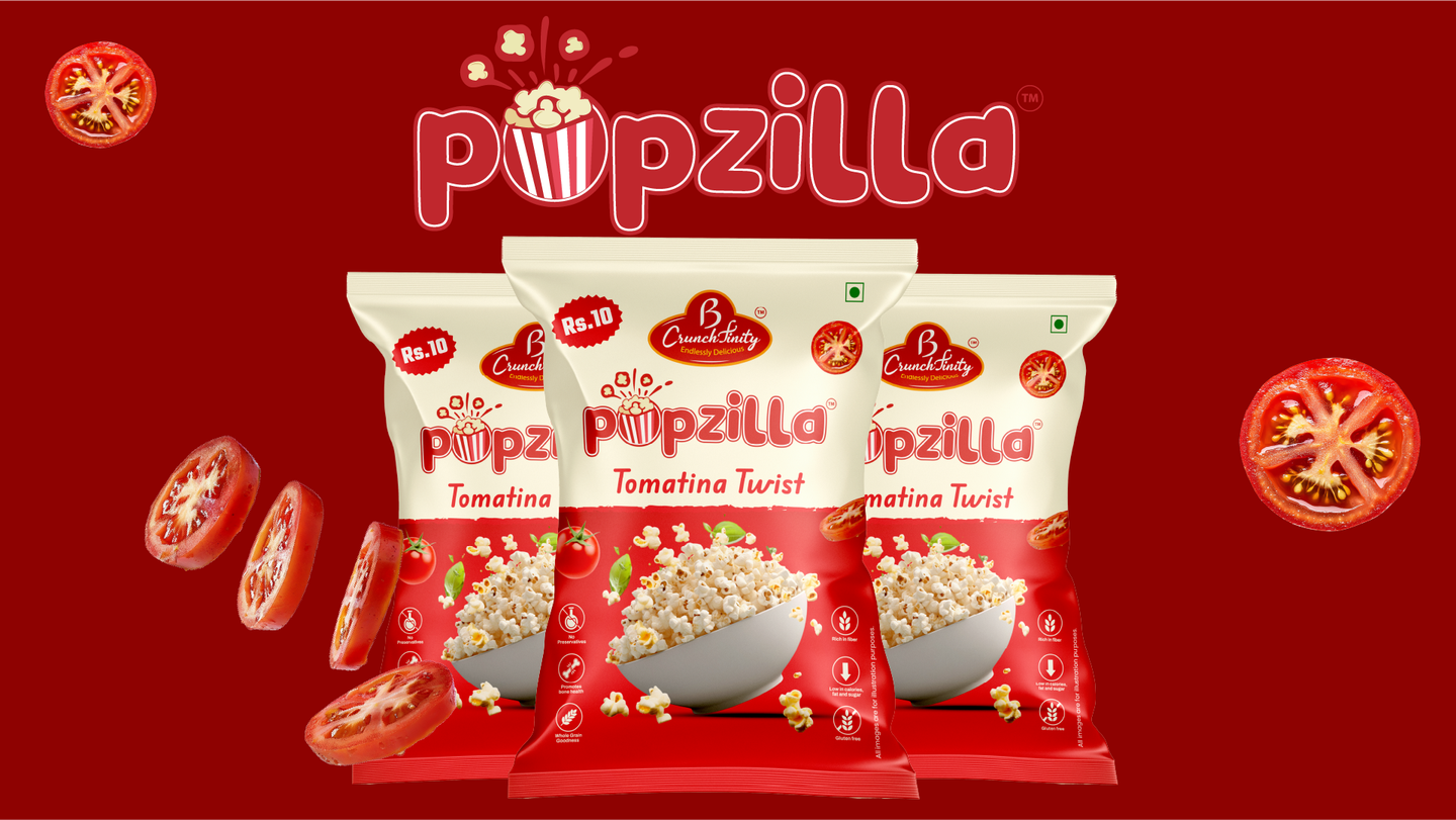 Popzilla — Popcorn Branding & Packaging Design presentation 2