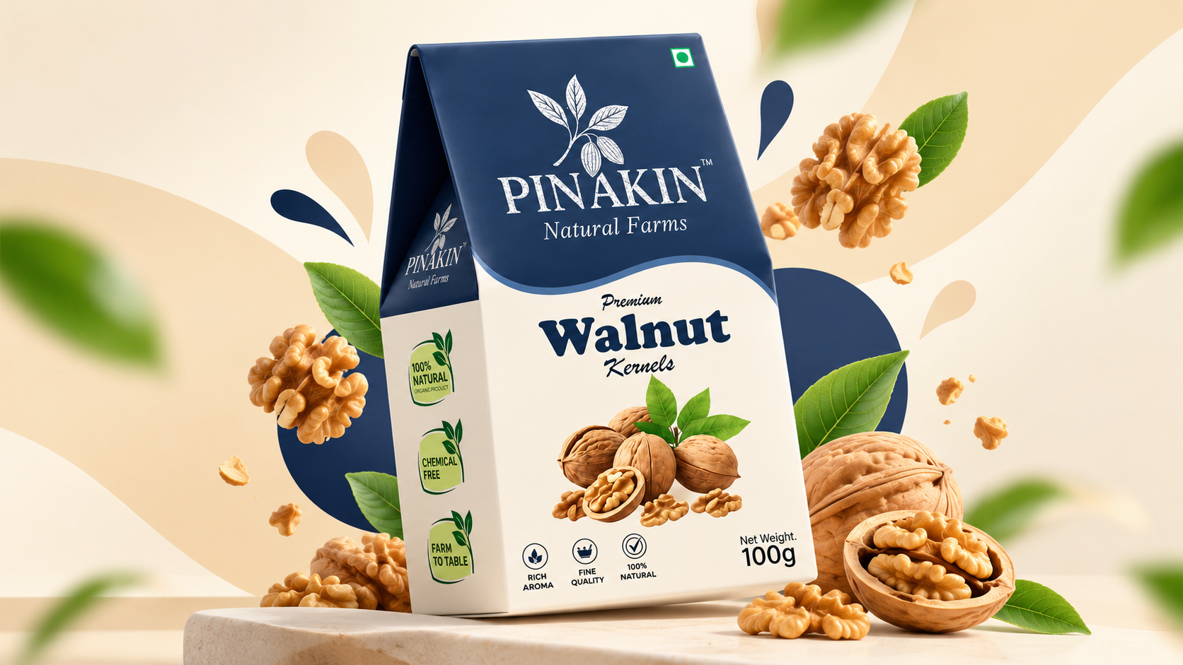 Pinakin Premium Dry Fruit Packaging Design presentation 1