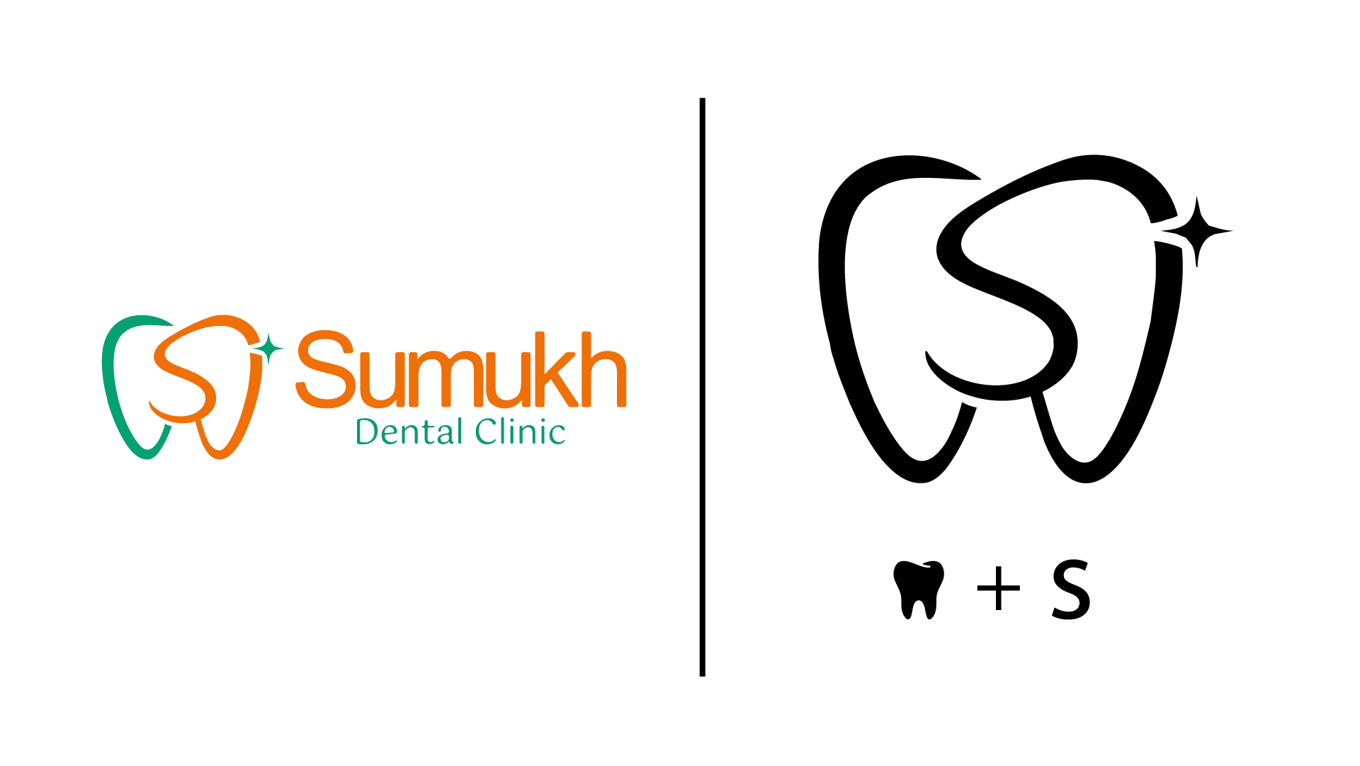 Sumukh — Dental Clinic Logo Design presentation 2